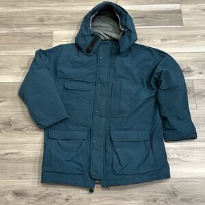 Vintage Eddie Bauer Jacket Mens Large Ridge Line Parka Goose Down Goretex Coat